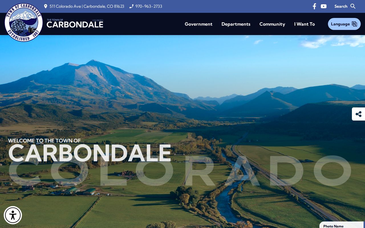 Carbondale warrant records route through the official town website